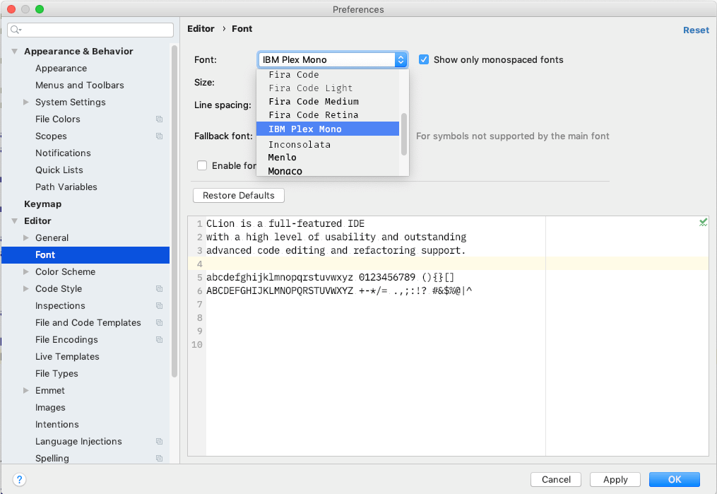 CLion-2019.1-Settings-Mojave.png